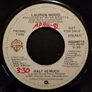 7inch Vinyl Single - Lauren Wood - Half As Much