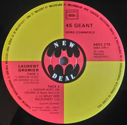 Laurent Gromier - L' Amour Avec Un Grand Q