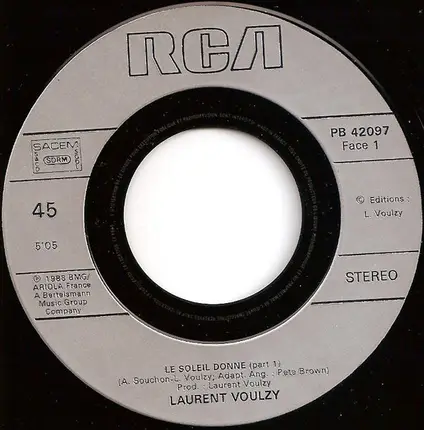 Laurent Voulzy - Le Soleil Donne