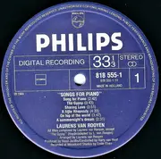 LP - Laurens Van Rooyen - Songs For Piano