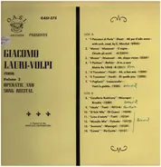 Lauri-Volpi - Operatic and Song Recital