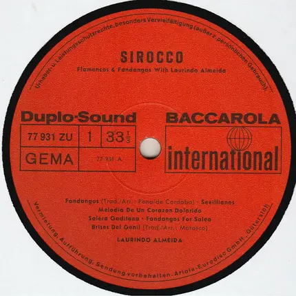 Laurindo Almeida - Sirocco - Flamencos & Fandangos With Laurindo Almeida