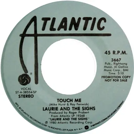 Laurie And The Sighs - Touch Me