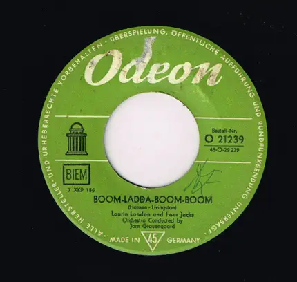 Laurie London And Gitte Hænning / Laurie London And Four Jacks - Boom-Ladda-Boom-Boom / Pretty Eyed Baby