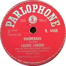 Schellack - Laurie London - Boomerang / The Gospel Train