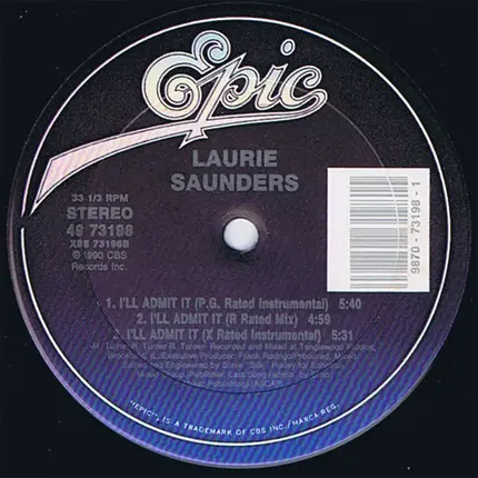 Laurie Saunders - I'll Admit It
