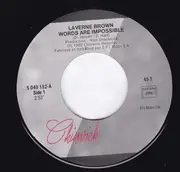 7inch Vinyl Single - Laverne Brown - Words Are Impossible