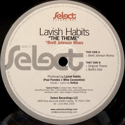 Lavish Habits - The Theme