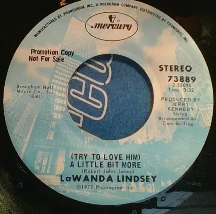 Lawanda Lindsey - Walk Right Back / (Try To Love Him) A Little Bit More