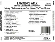 CD - Lawrence Welk And His Orchestra - Merry Christmas From Our House To Your House