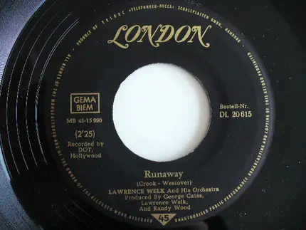 Lawrence Welk And His Orchestra - Runaway