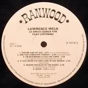 Double LP - Lawrence Welk - 22 Great Songs For Easy Listening