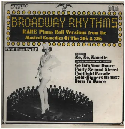 Lawrence Cook, Tim Ramsey a.o. - Broadway Rhythms - Rare piano roll versions from the musical comedies of the 20's & 30's