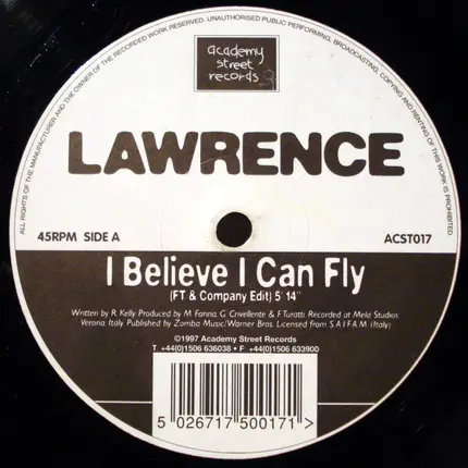 Lawrence - I Believe I Can Fly