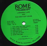 LP - Lawrence Lane & The Kentucky Grass - Washington's Files