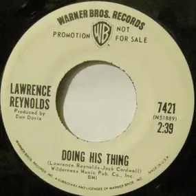 Lawrence Reynolds - Doing His Thing / Does It Show