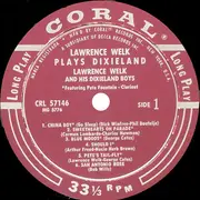 LP - Lawrence Welk And His Orchestra - Lawrence Welk Plays Dixieland