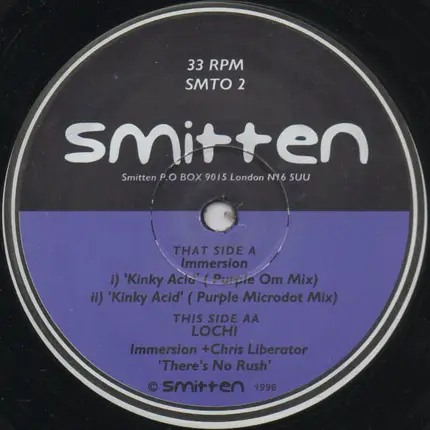 Lawrie Immersion / Lochi - Kinky Acid / There's No Rush