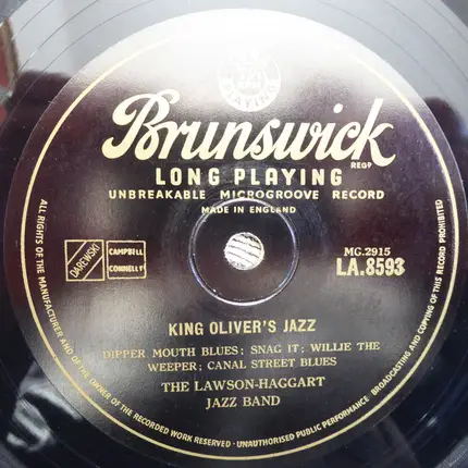 Lawson-Haggart Jazz Band - King Oliver's Jazz