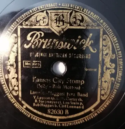 Lawson-Haggart Jazz Band - Jelly-Roll Blues / Kansas City Stomp