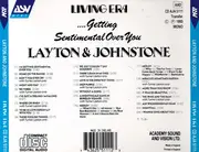 CD - Layton And Johnstone - ....Getting Sentimental Over You