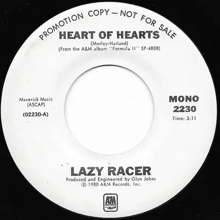 Lazy Racer - Heart Of Hearts