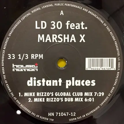 LD 30 Feat. Marsha X - Distant Places