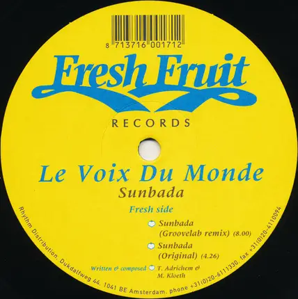 Le Voix Du Monde - SUNBADA