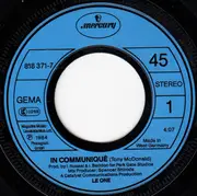 7inch Vinyl Single - Le One - In Communiqué