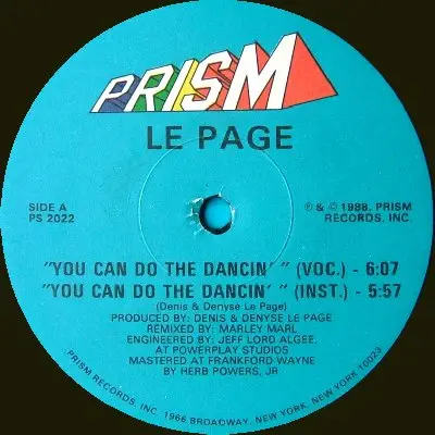Le Page - You Can Do The Dancin'