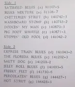 LP - Lemuel Fowler - Solos, Washboard Wonders, Favourites