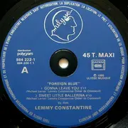 12inch Vinyl Single - Lemmy Constantine - Foreign Blue