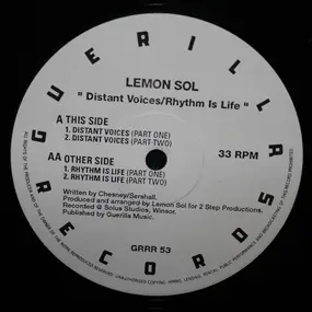 lemon sol - Distant Voices / Rhythm Is Life