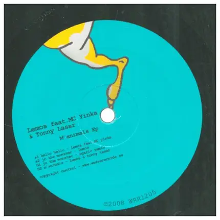Lemos Feat. MC Yinka & Tonny Lasar - M'animals EP