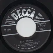 7inch Vinyl Single - Len Barry - 1-2-3 EP - Extended Play 4-Track EP
