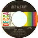 7inch Vinyl Single - Len Barry - Like A Baby - Pinckneyville Pressing