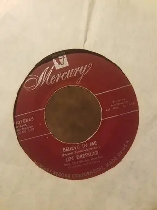 Len Dresslar - Wringle Wrangle / Believe In Me