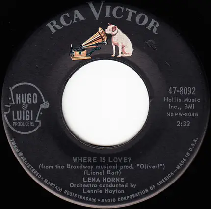 Lena Horne - Come On Strong / Where Is Love?