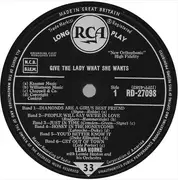 LP - Lena Horne - Give The Lady What She Wants