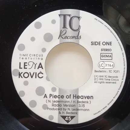 Lena Kovic - A Piece Of Heaven