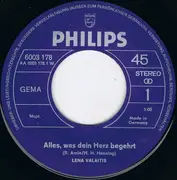 7inch Vinyl Single - Lena Valaitis - Alles, Was Dein Herz Begehrt - Paper label