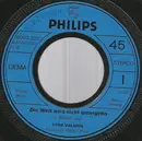 7inch Vinyl Single - Lena Valaitis - Die Welt Wird Nicht Untergehn - signed by artist