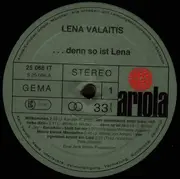 LP - Lena Valaitis - ...Denn So Ist Lena