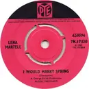 7'' - Lena Martell - Somewhere My Love - Push-out centre