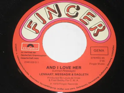 Lennarth, Messagie & Dagleth - And I Love Her / Wake Up