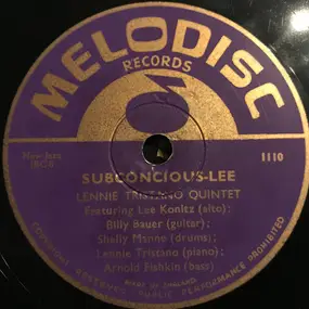 Lennie Tristano - Subconscious-Lee / Judy