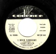 Lenny Welch - I Need Someone / You Don't Know Me