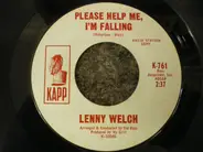 Lenny Welch - Please Help Me, I'm Falling / Just One Smile