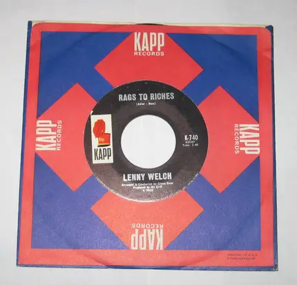 Lenny Welch - Rags to Riches