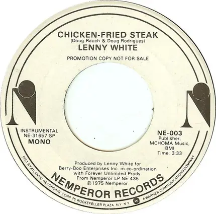 Lenny White - Chicken-Fried Steak